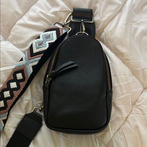 Urban Originals Anthropologie Black Sling Bag